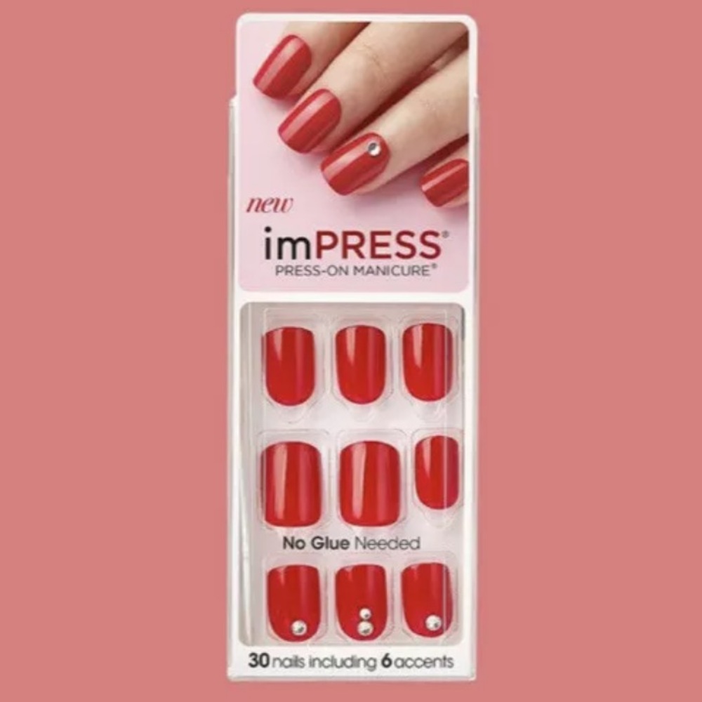 NEW imPRESS (KISS)Press-on Nails in Tweetheart